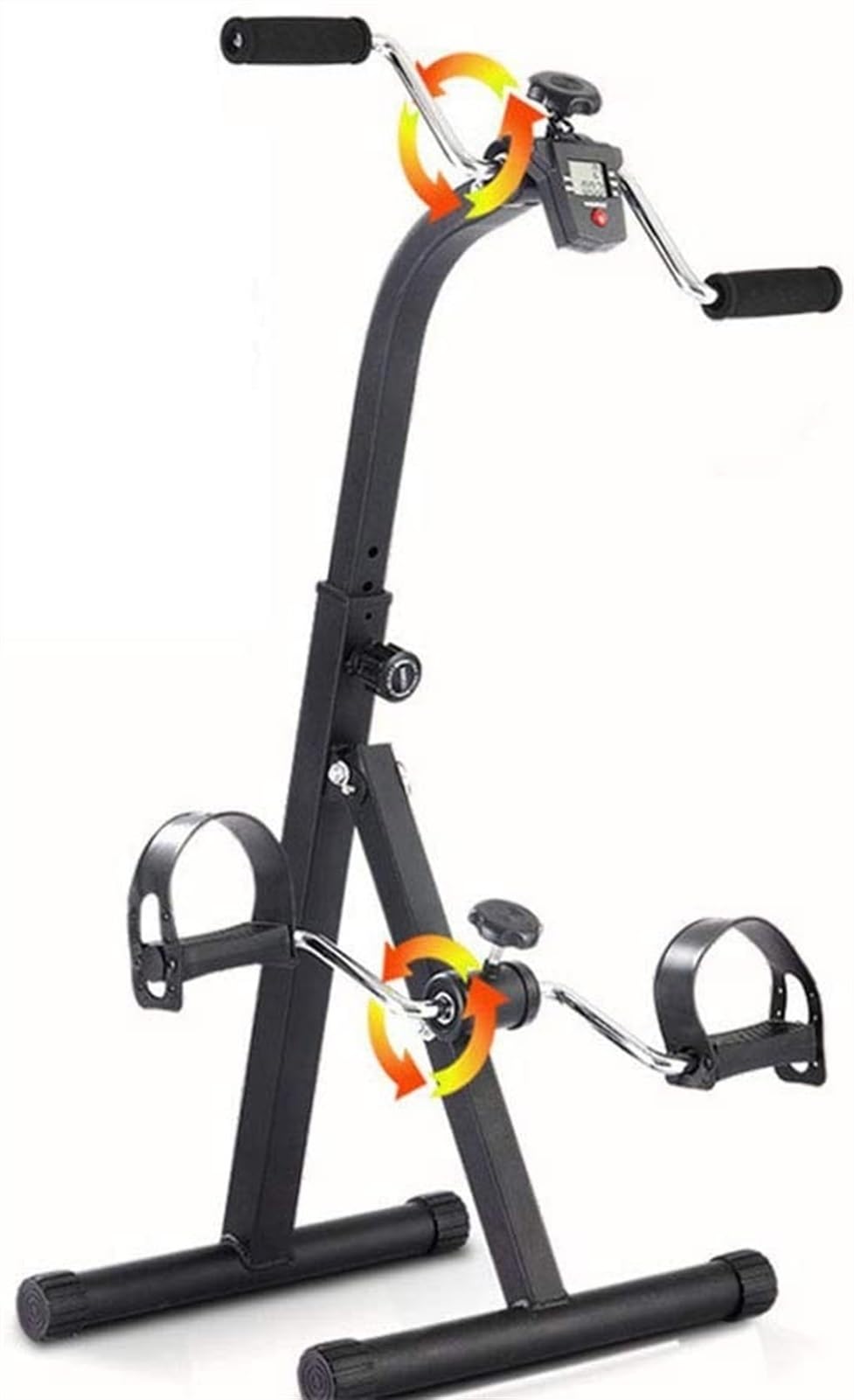 Pedale Ginnico Pieghevole per Anziani Bicicletta per Riabilitazione con Monitor LCD Attrezzature per Il Fitness per Palestre Domestiche Cyclette per Allenamento di Riabilitazione