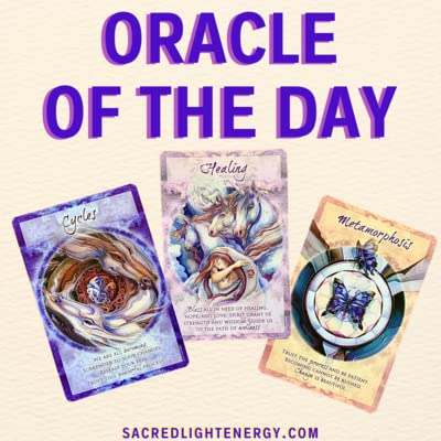 Fortune Friday! This is the Oracle of the day! 07/08/2022