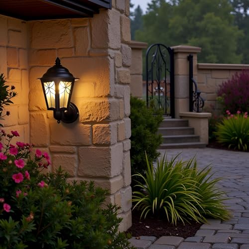 Image of BrighLyt Outdoor Gate Light & Garden Lamp - Waterproof LED Pillar Light for Main Entrance, Balcony & Pathway (GL25, Pack of 1)