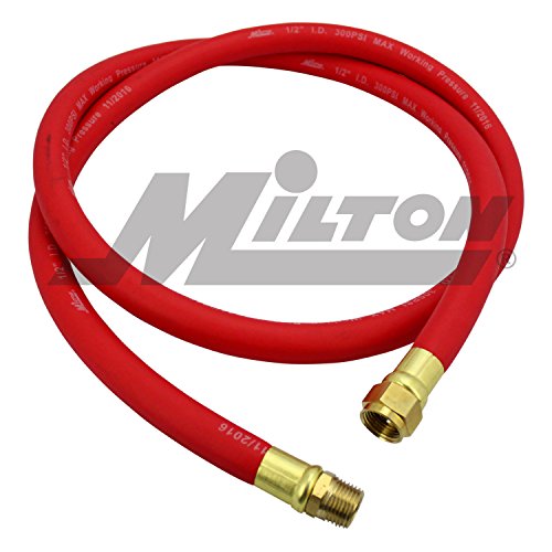 Milton 2780-6LH tuyau air 1/2" x 6 pi caoutchouc 300 PSI