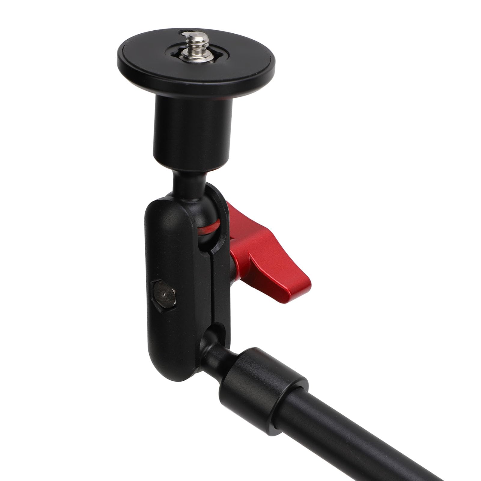 Alomejor Supporto da Scrivania per Fotocamera, Supporto da Soffitto Regolabile in Lega di Alluminio con Rotazione a 360° per Utenti di Telefoni e Fotocamere (22 Pollici 58x44x6,5 cm)