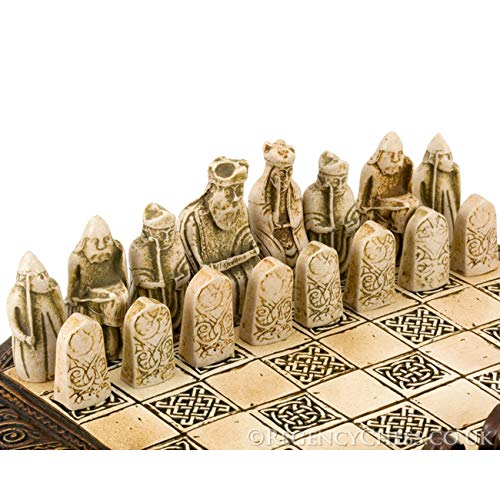 Set de Ajedrez Celta Isle of Lewis Compact 9 Pulgadas miniatura 5
