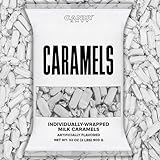 Candy Envy - Individually Wrapped Caramels - White Wrapper - 2 Pound Bulk White Candy