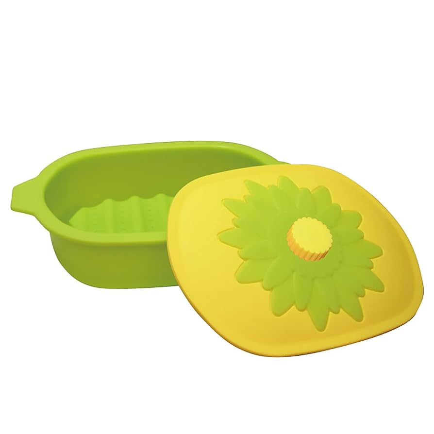 127）貝印！シリコンスチーマー☆グリーン☆落し蓋 同梱でお値引き