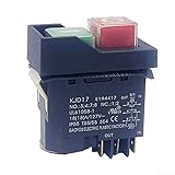 KJD17 B1-2 6-poliger Schalter-Bremsdraht 220 V/127 V für wasserdichte Gartengeräte (KJD17 127 V)
