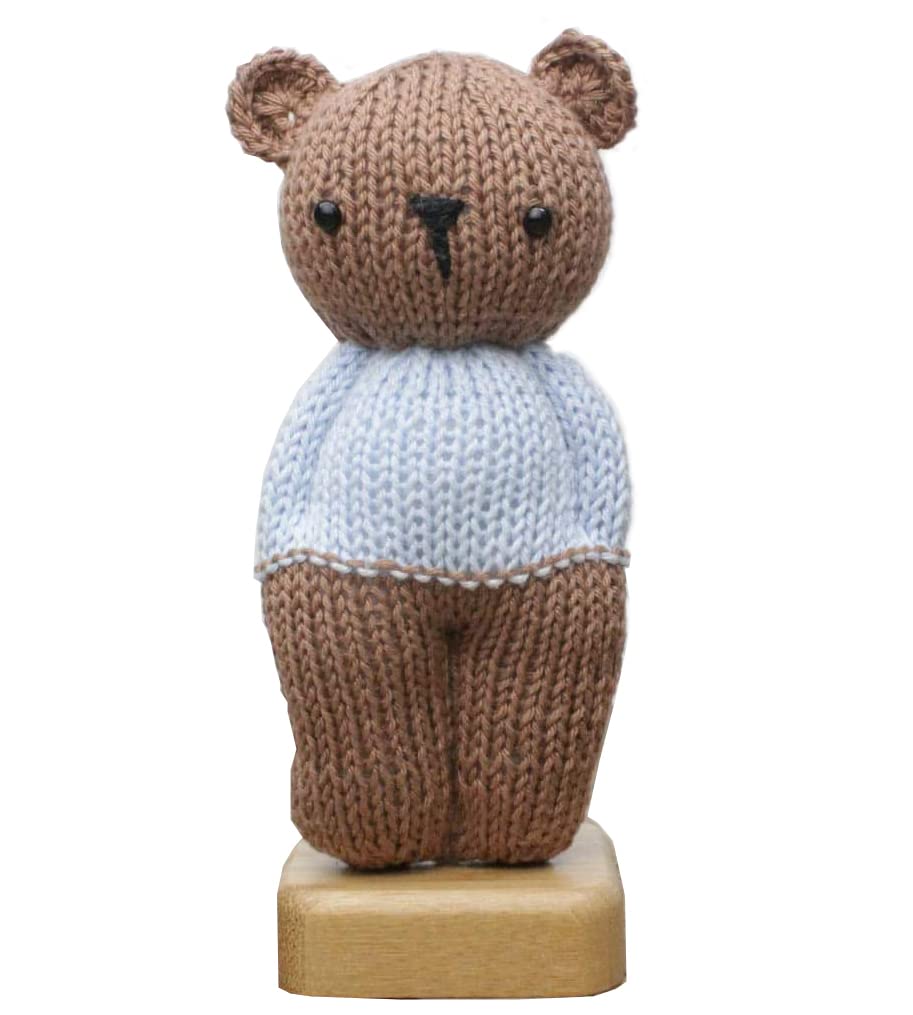 Hardicraft Abe Bear Knitting Kit with Instructions and Material for Beginners 17 cm, Bear Abe