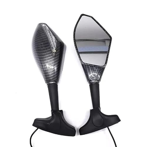 Motorradspiegel für Triumph Daytona 675, 675R, 600, 650, TT600, Trophy 1200 (Kohlefaserfarbe)