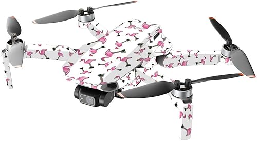 Miniatura 8 de MightySkins - Compatible con DJI Mini 2 Dron portátil - Estrellas sonrientes  Funda protectora de vinilo duradera y única  Fácil de aplicar, quitar