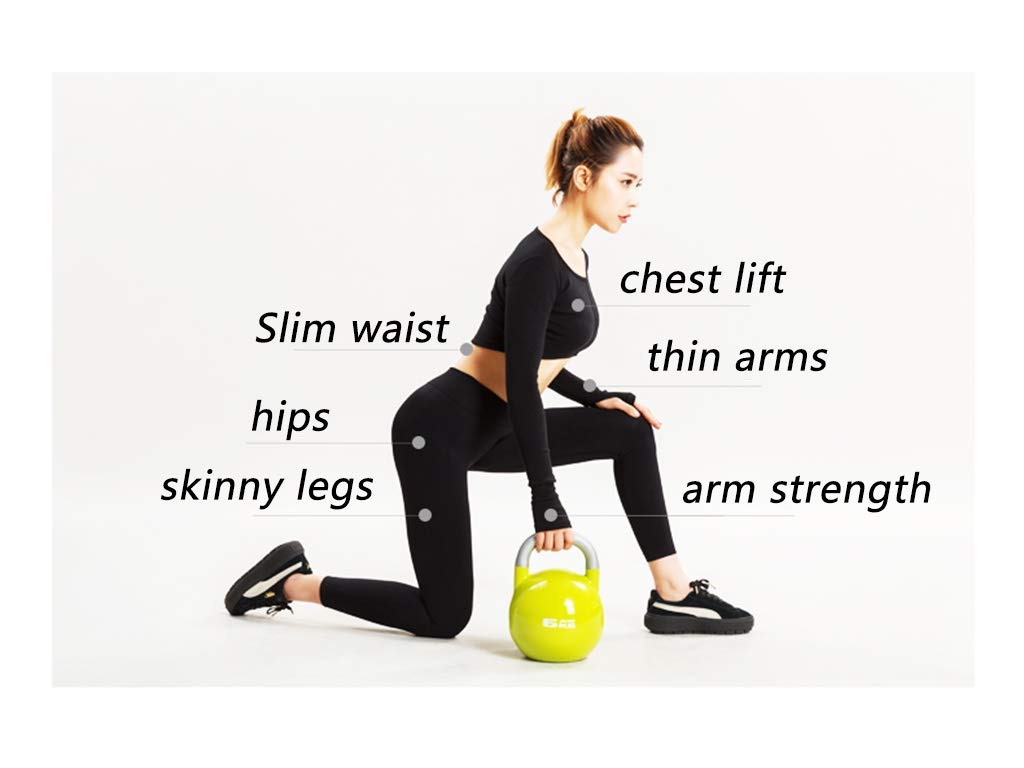 Amazon | ケトルベル HUAHUA ブラック鋳鋼スポーツケトルベル6