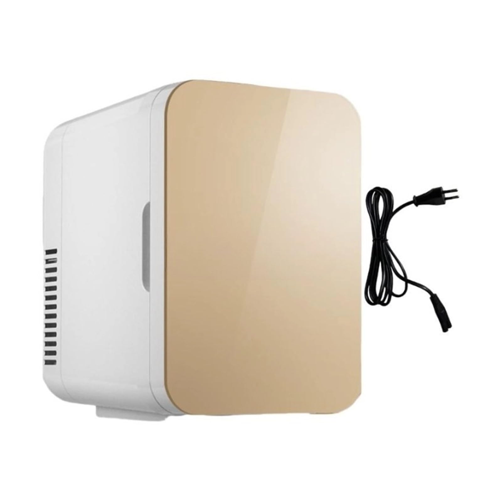 Mini refrigerador de 6 litros for Viajes, oficinas y dormitorios con tecnología de refrigeración Avanzada(Silver)