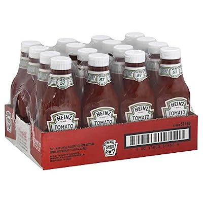 Heinz Ketchup, 14 Oz, Pack of 16