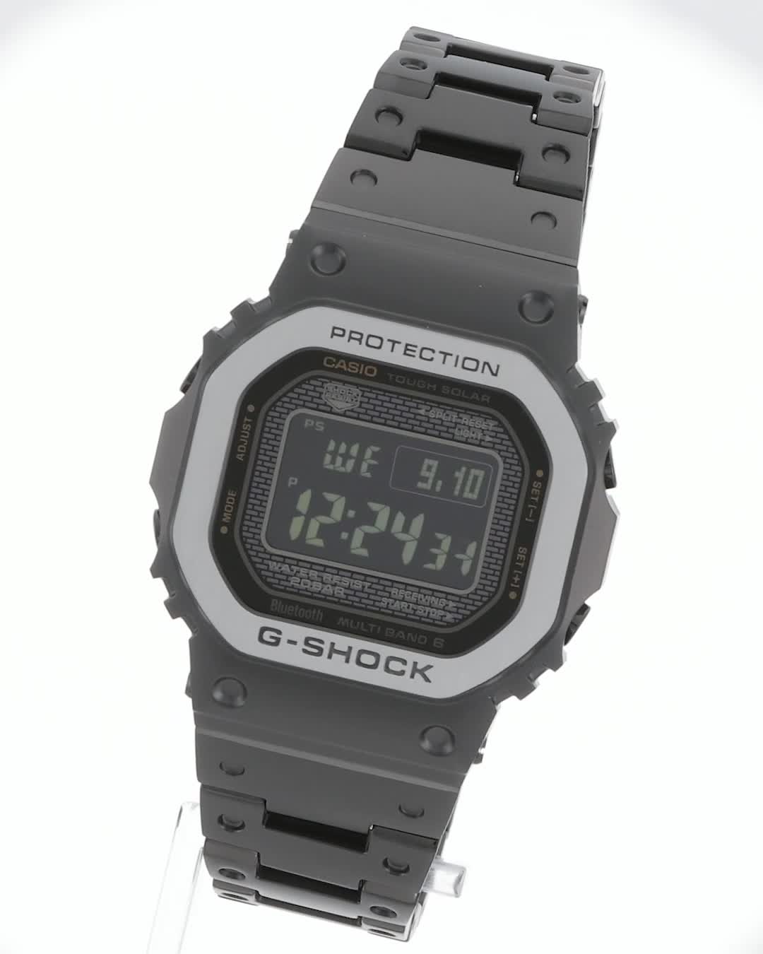 CASIO カシオ GMW-B5000 動作品 ブラック 箱・コマ付き 美品】 CASIO カシオ G-SHOCK GMW-B5000 ソーラー電波 腕時計