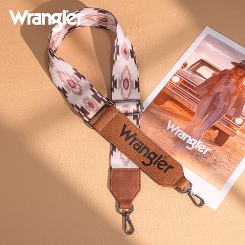 Image of Wrangler Strap Western Purse Straps Replacement Crossbody Handbag Adjustable Aztec Wide Guitar Strap