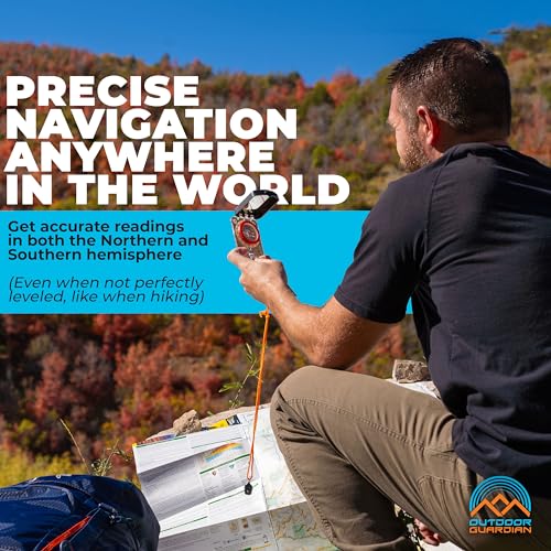 Outdoor Guardian Pathfinder Camping And Hiking Compass thumb #1