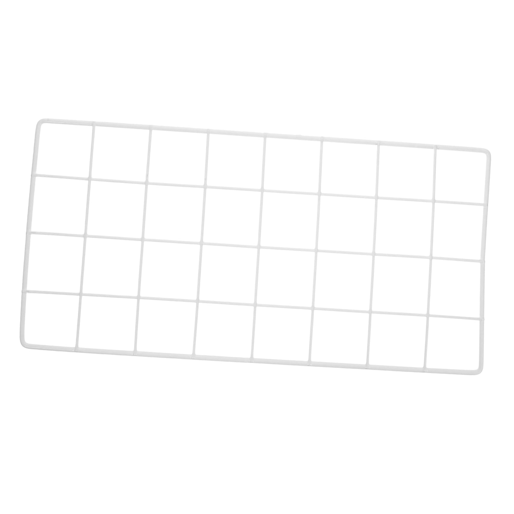 LIFKOME Collage Picture Frames Display Shelf Home Decor Display Shelves Wire Photo Frame Wall Adornment Picture Grid Wall Decor Wall Grid Decoration Grid Panel Wrought Iron White Postcard