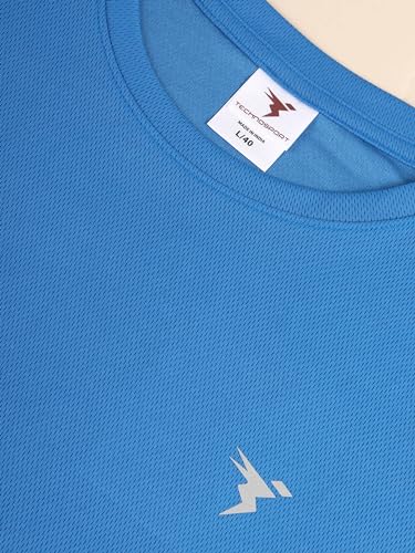 Image of TECHNOSPORT Men's Slim Fit T-Shirt - (MTOR17) Pack of 1