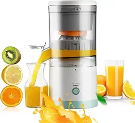Espremedor De Frutas Laranja Limão Citrus Elétrico Portátil USB Ultra Recarregável Automático Sem Fio Super Silencioso Premium Marca Ujol