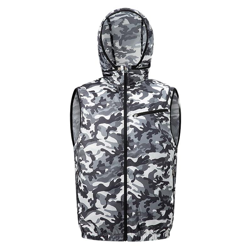 Cooling Vest USB Rechargeable 3-Speed Dual Fans Air Conditioned Clothing for Outdoor Sports/Work in Hot Weather