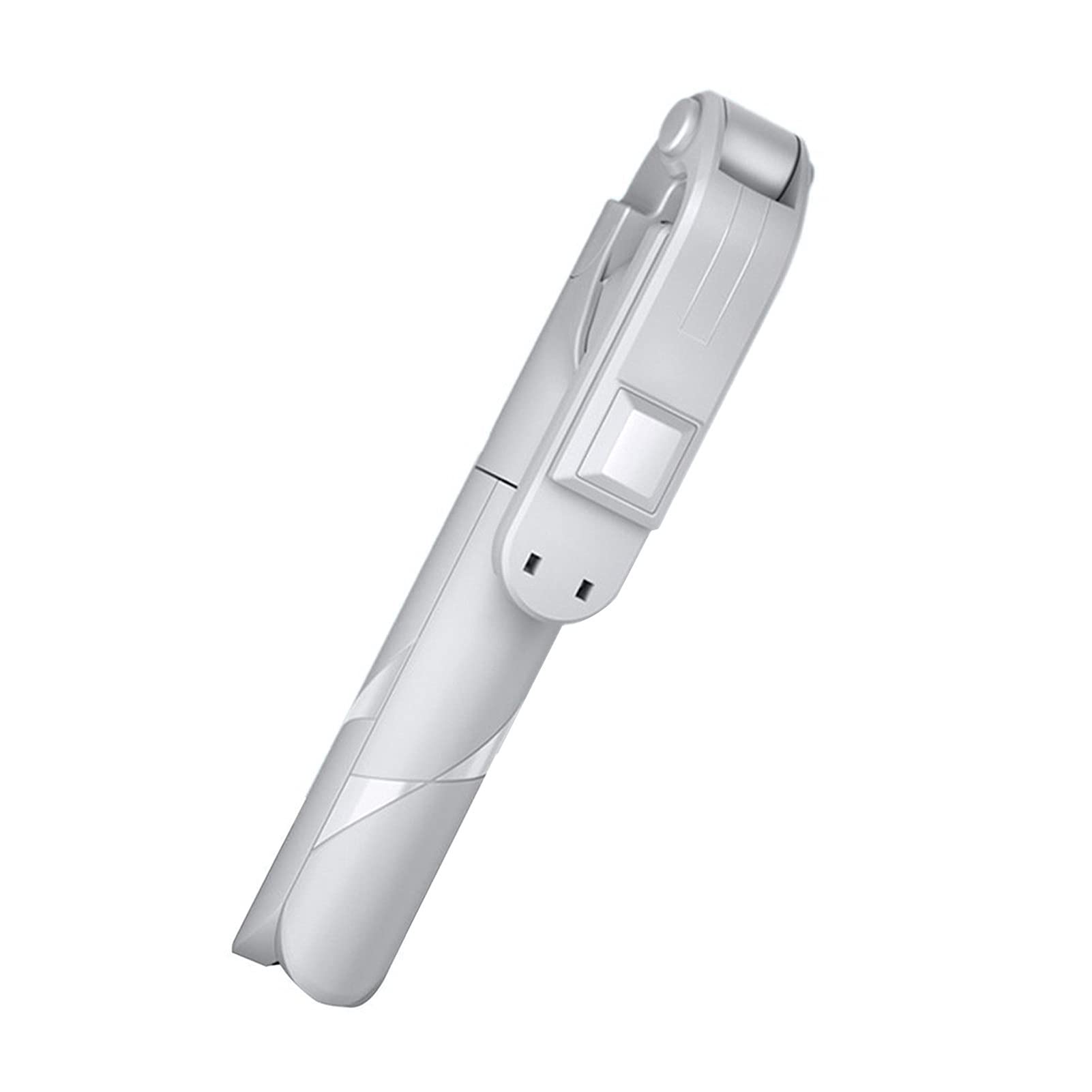 SCRUBY Mini treppiede pieghevole per selfie con Bluetooth, per smartphone, colore: bianco