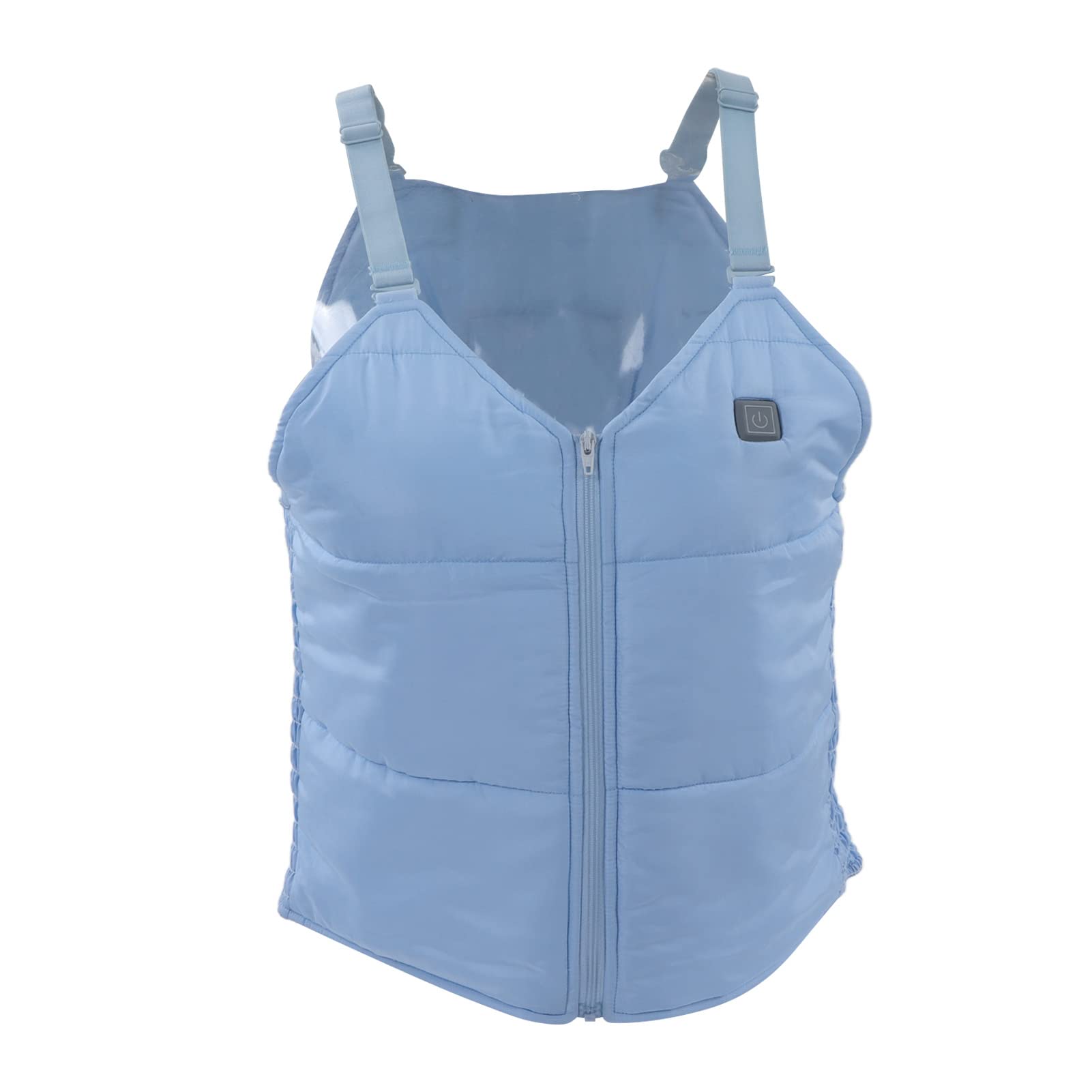 Gilet riscaldato Elettrico per Donna Gilet riscaldante USB Intelligente Gilet Invernale Termico Isolato Tenda da Campeggio Esterna RV Tessuto di Cotone Lavabile Leggero