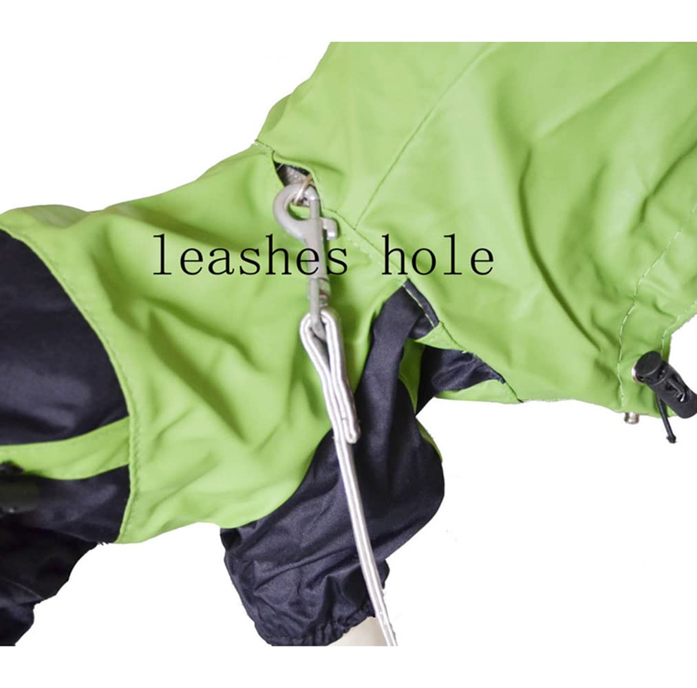 Płaszcz przeciwdeszczowy dla psów, Corgi Dog Clothes Kombinezon Wodoodporna Odzież Raincoat Kaptur Kurtka Przeciwdeszczowa Artykuły Dla Zwierząt(Orange,D L)