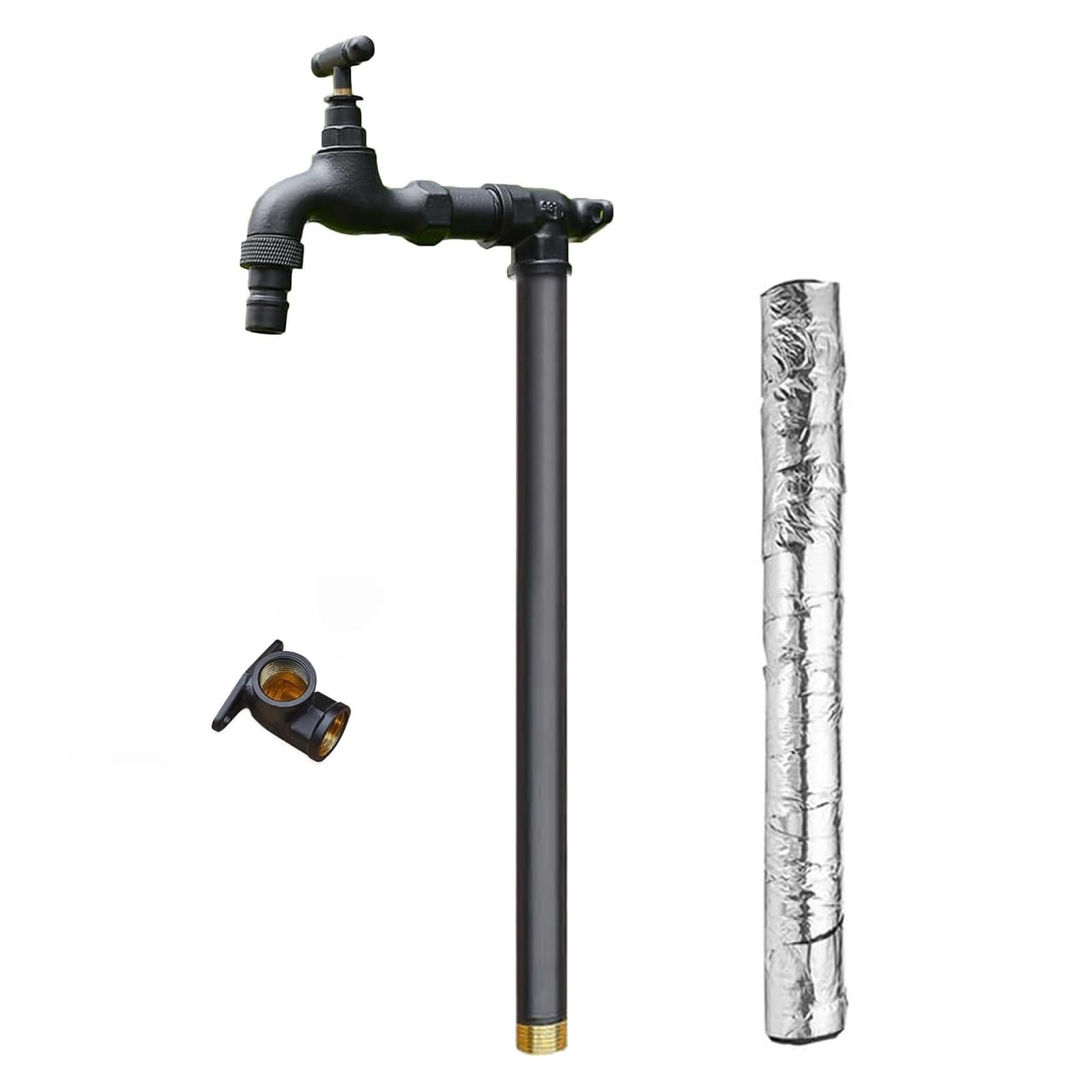 XDLEDMKIZ Water Spigot,Freestanding Garden Water Column with Faucet, Outdoor Vertical Antifreeze Water Pipe for Lawns, Cleaning, and Irrigation