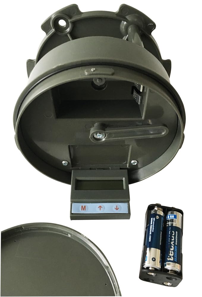 Berger + Schröter Wild-Futter - Máquina de esparcir Doble con Reloj Digital