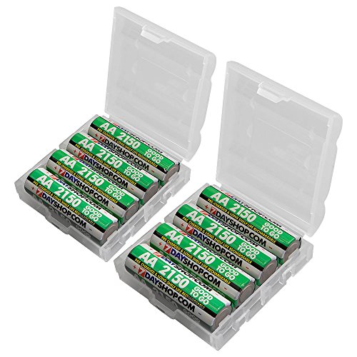 7dayshop "GOOD TO GO" AA HR06 Pre-Charged Rechargeable Batteries 2150mAh - 8 Pack