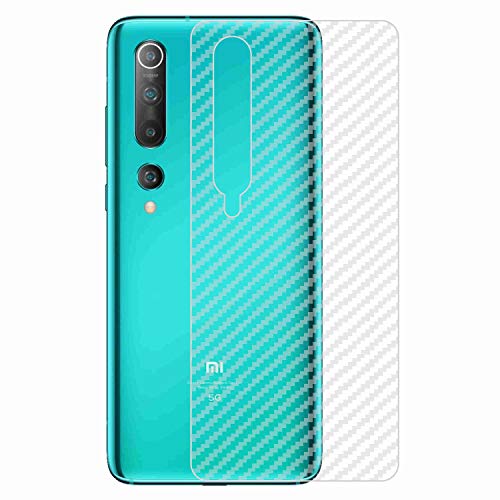 Image of Compatible with Redmi Note 10 Back Screen Protective Film Carbon Fiber Skin Transparent Screen Guard Sticker