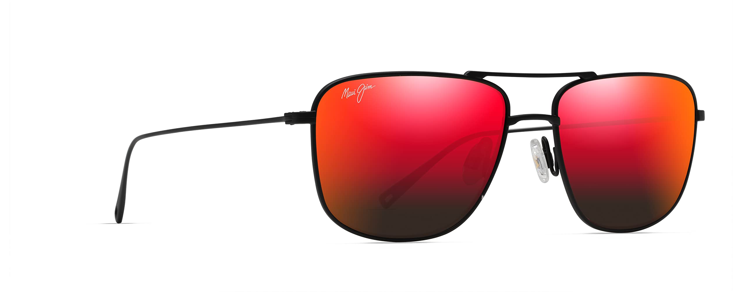 Maui Jim Okulary przeciwsłoneczne unisex Mikioi, czarny matowy, jeden rozmiar, matowy czarny, Rozmiar Uniwersalny