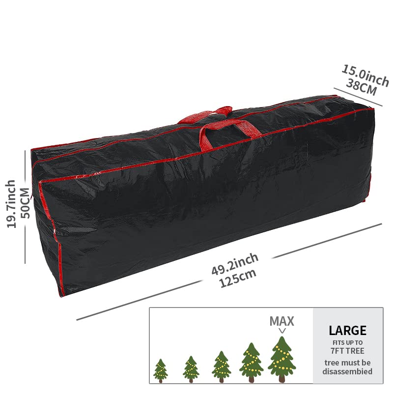 Borsa Per Albero Di Natale RAM® - 3 Pezzi, Impermeabile, Per Alberi Fino A 2.1m, Con Sacchetti Decorativi - Foto 4