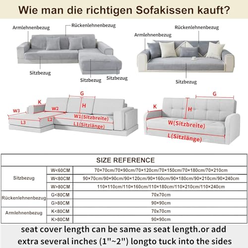 kogxscej Sofabezug Ecksofa l Form Wasserdicht,sofaschoner rutschfest Hund Katze Couch Überzug Ecksofa u Form Decke Universal 3/2/4/1sitzer Sofa