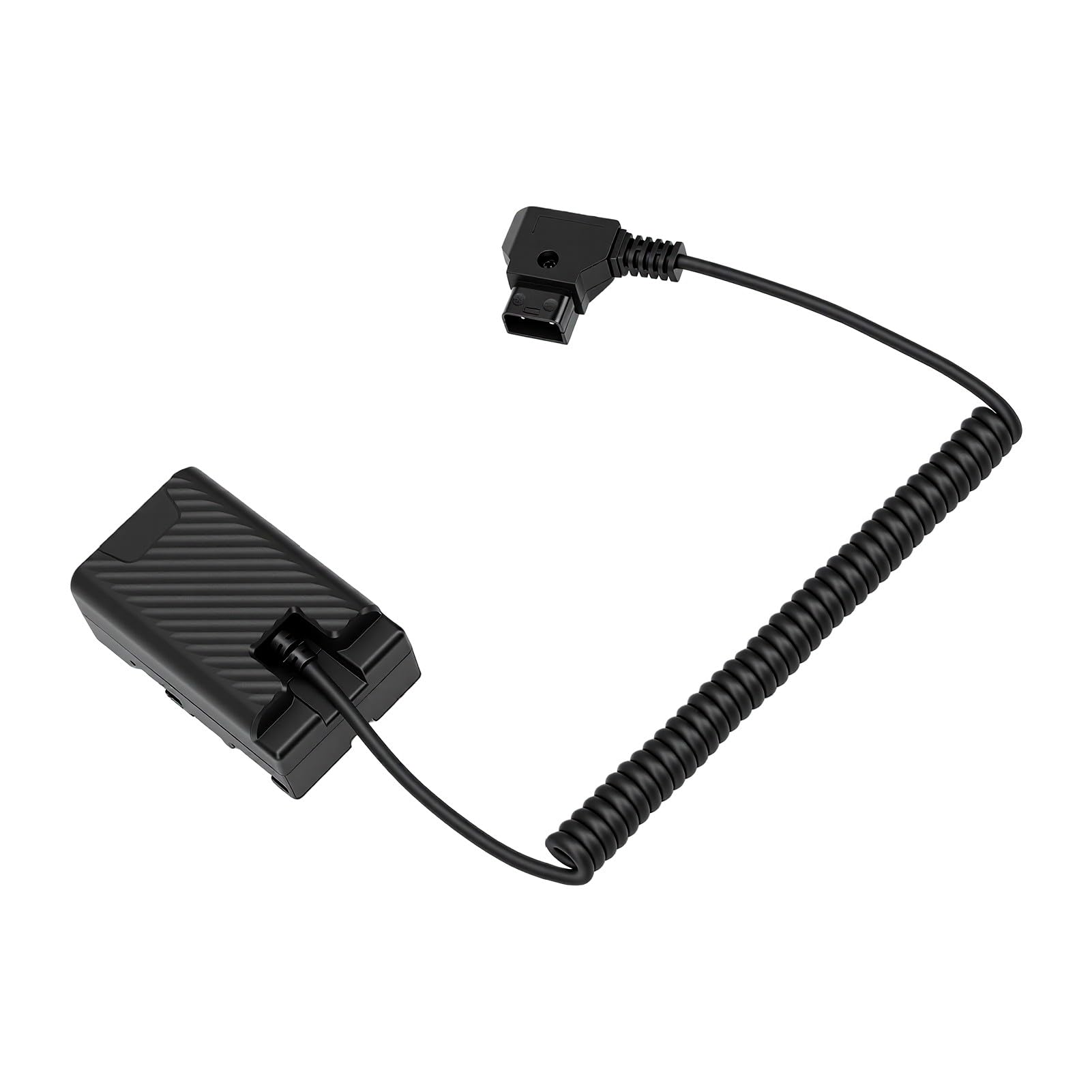 Generic Atrapa Baterii D Tap Kabel Spiralny Kompaktowy Zasilacz do Sprzętu Fotograficznego, 120cm, Idealny do Aparatów Serii EX, Materiał ABS