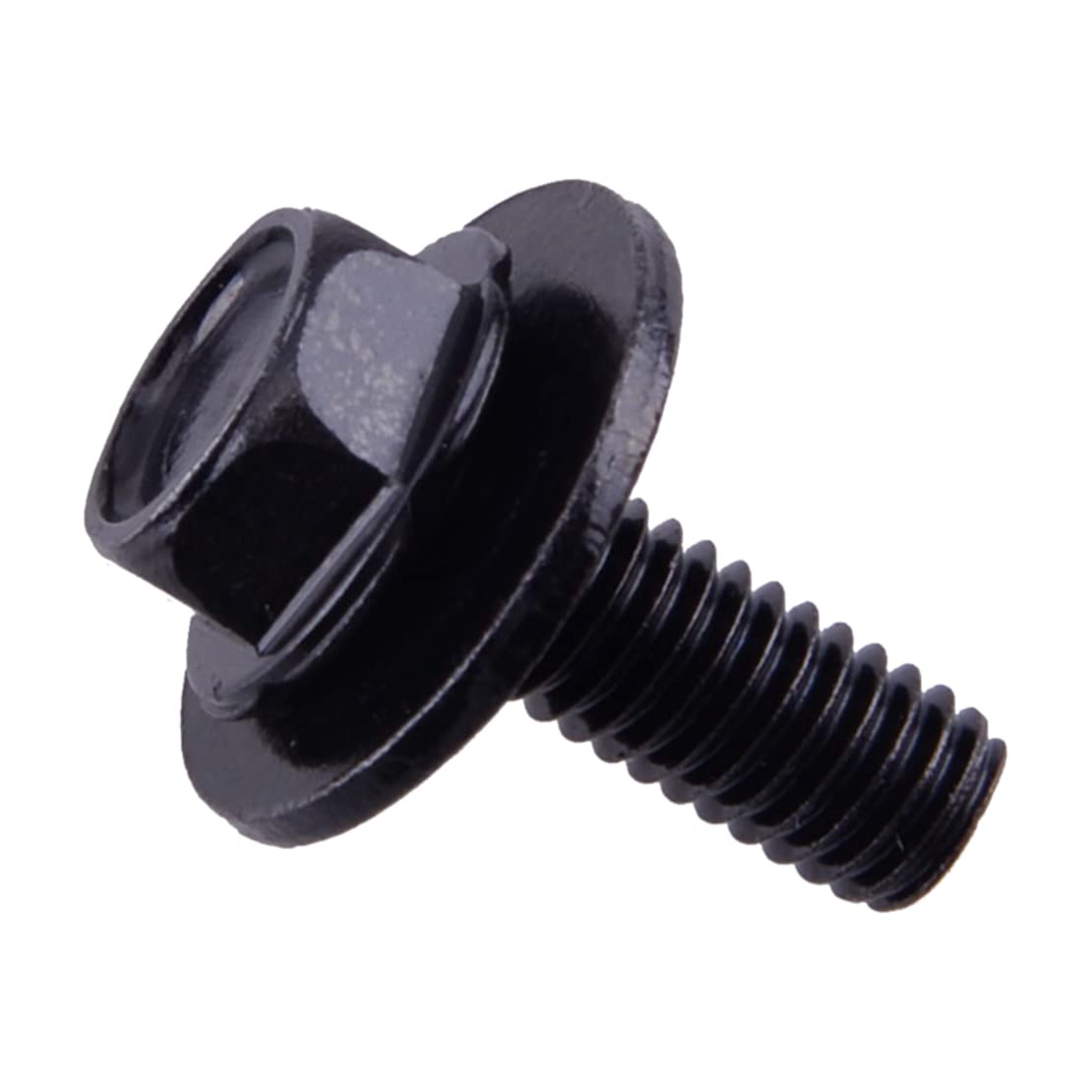 20 pièces Vis de carrosserie Noire pour Voiture - M6-1.0 x 16mm Long- 17mm Rondelle- 10mm Hex- J#180