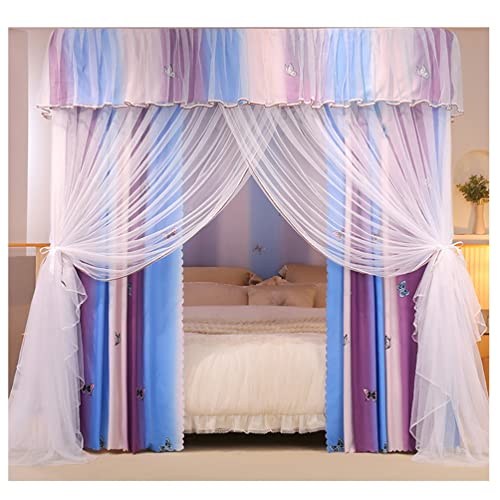 Dosel de cama exclusivo de 180x220 cm con estructura y dos capas 3
