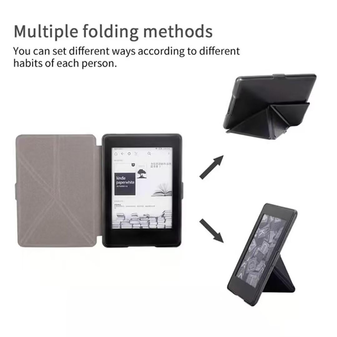 Kindle Voyage Case 2014 - Lightweight Tri-Fold Magnetic Cover With Auto Sleep/Wake Feature