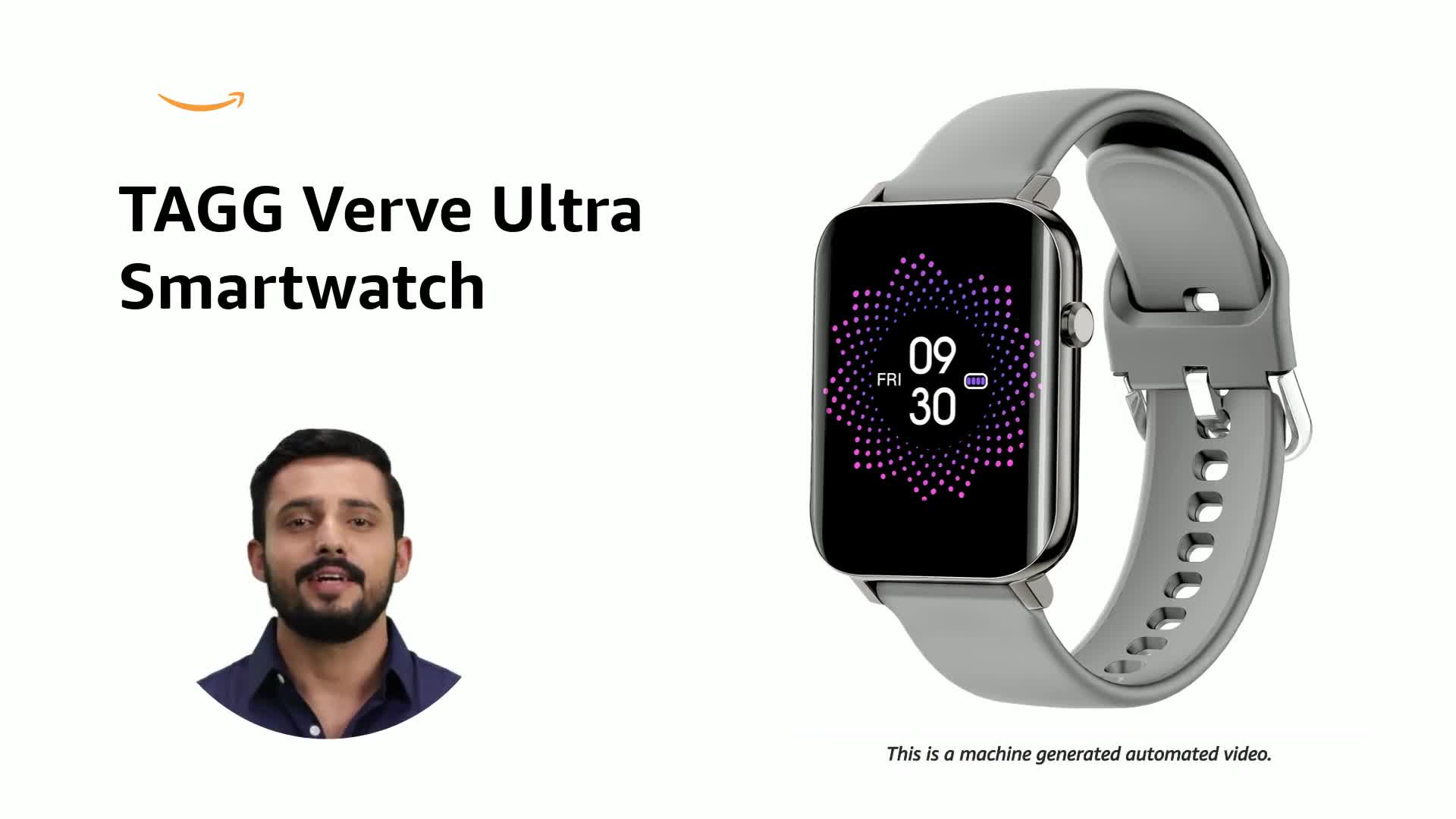TAGG Verve Ultra Smartwatch with 1.69'' 3D Curved Display, Real