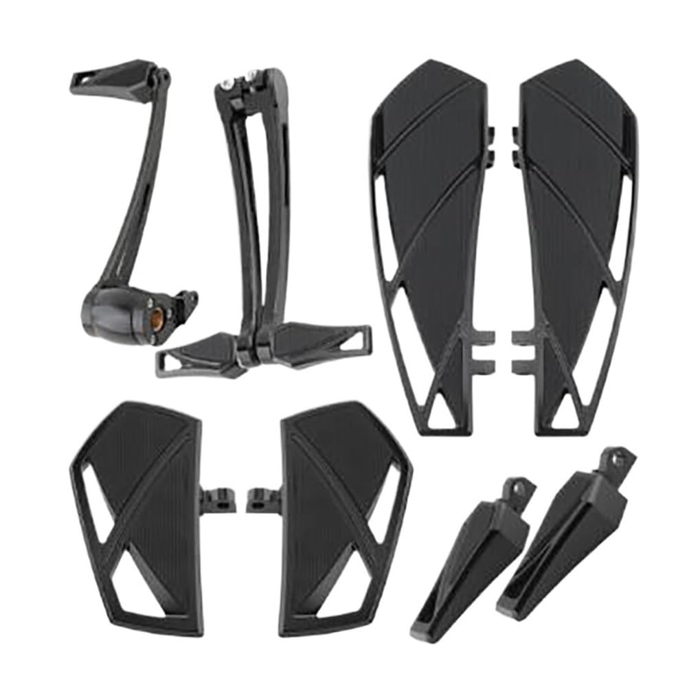 DAGMARA Floorboards Foot Pegs Shift Lever for FL for Softail for Touring for Road King for Trike Models Shifter Brake Pedal Pad
