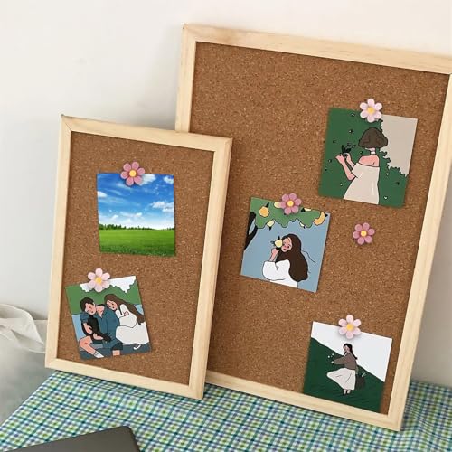 Flower Push Pins for Cork Board 30 Pcs Decorative Thumb Tacks Pushpin Cute Cork Board Floret Thumbtacks Push Pin for Notice Bulletin Boards image 8