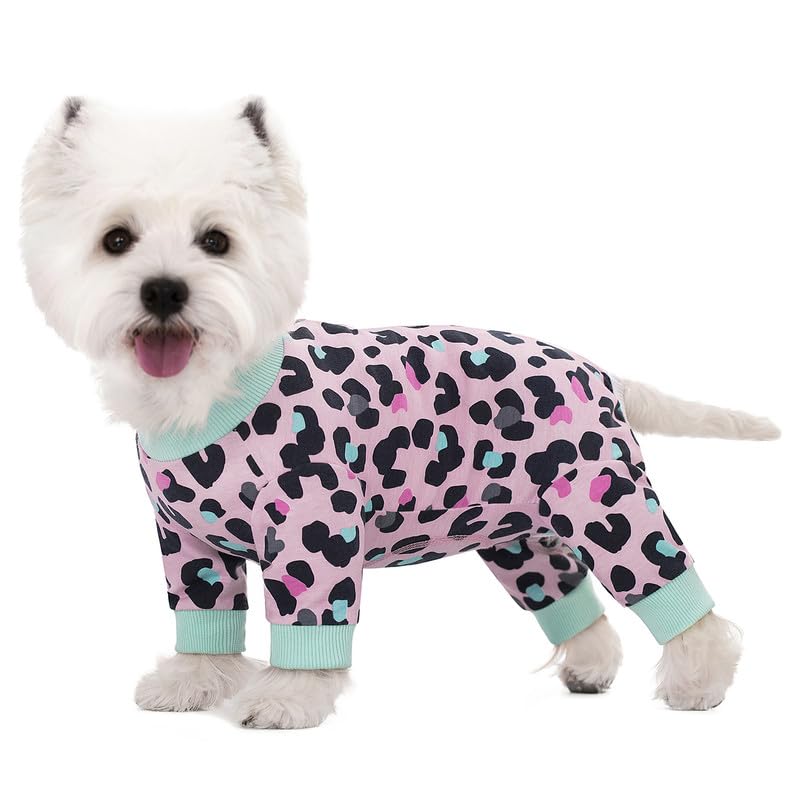 Dog Surgery Recovery Suit, Dog Onesie for Surgery Female Male Dogs, Dogs Pajamas Long Sleeve, Small Dogs Onesie, Abdominal Wound Bandages Surgical