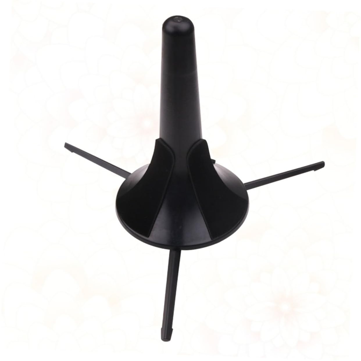 ERINGOGO Portable Foldable Trumpet Stand Tripod Holder for Wind Instruments Black Detachable Bracket Stable Leg Base Musical Accessory for Trumpets