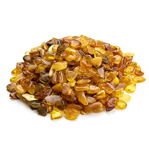 Amber Polished Stones â€“ Certified Natural Baltic Resin Loose Chips Ambar Piedra for Crafting Jewelry and Beads (No Holes) - Amber Culture
