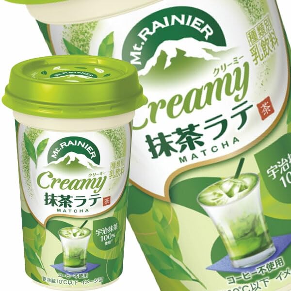 Amazon.co.jp: 森永乳業 マウントレーニア クリーミー抹茶ラテ 240ml