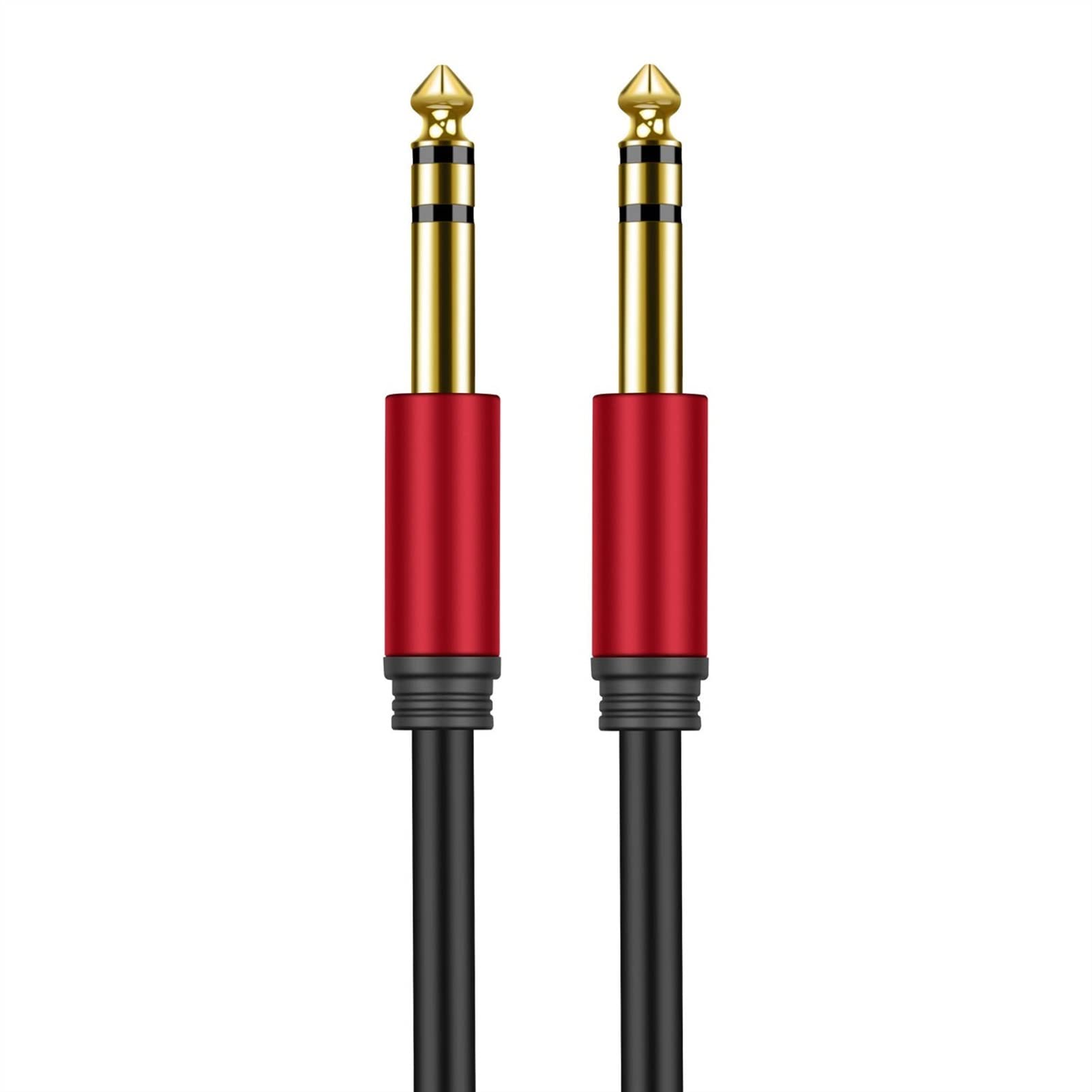 Gitarren instrumentenkabel 6.3/6.5mm 1/4 '' Bis 1/4 '' Gitarre 1/4 Zoll Bass Tastaturkabel Für Elektrische Mandoline (Size : 6 m)