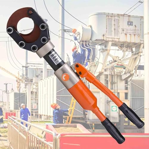 Electric Ratchet Cable Cutter Hydraulic Heavy Duty Tool for Cutting Armored Cu/Al Manual Wire Scissors Hand Cutting Tool