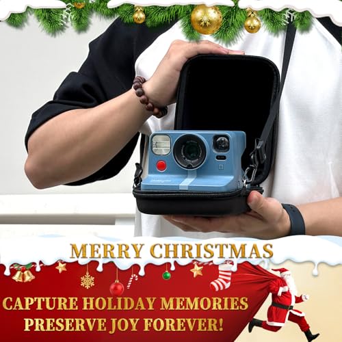 Funda para cámara Polaroid Now con correa ajustable negra miniatura 2