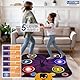 Tanzmatte Kinder Spielzeug Geschenke für Mädchen Jungen, Musikmatte mit Herausforderung Mod LED Bluethooth Musik Tanzpad Geburtstagsgeschenke, Spielzeug für Mädchen 3 4 5 6 7 8 9 10+ (Violett)