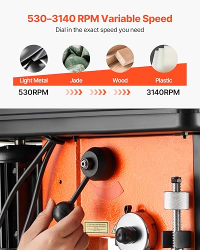 VEVOR 12-Inch 6.2A Benchtop Drill Press