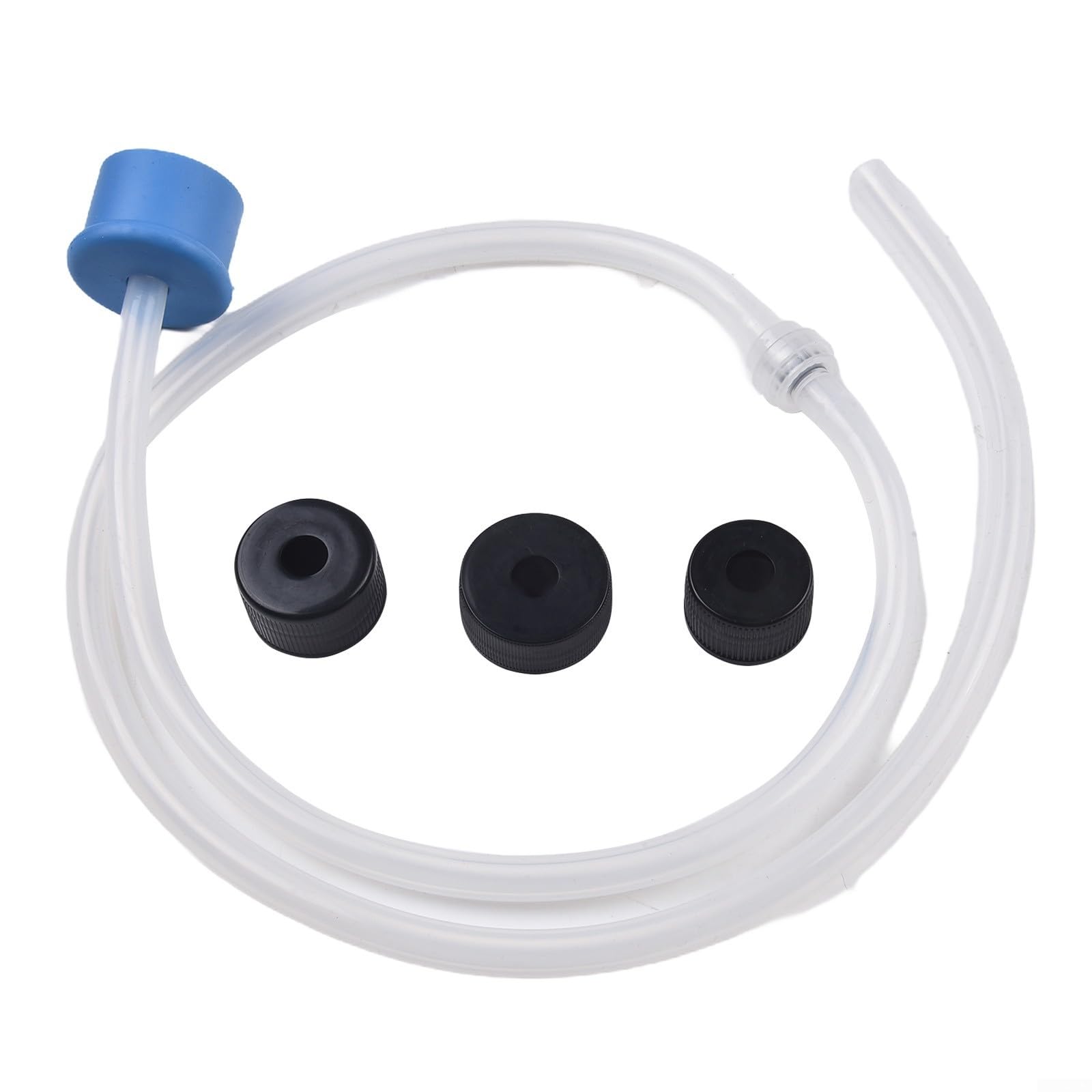 Tube d'extension de distributeur de savon pour évier de cuisine - Tuyau en silicone de 1 m pour comptoir - Système de pompe à savon liquide - Tube de recharge étendu pour grande bouteille de détergent