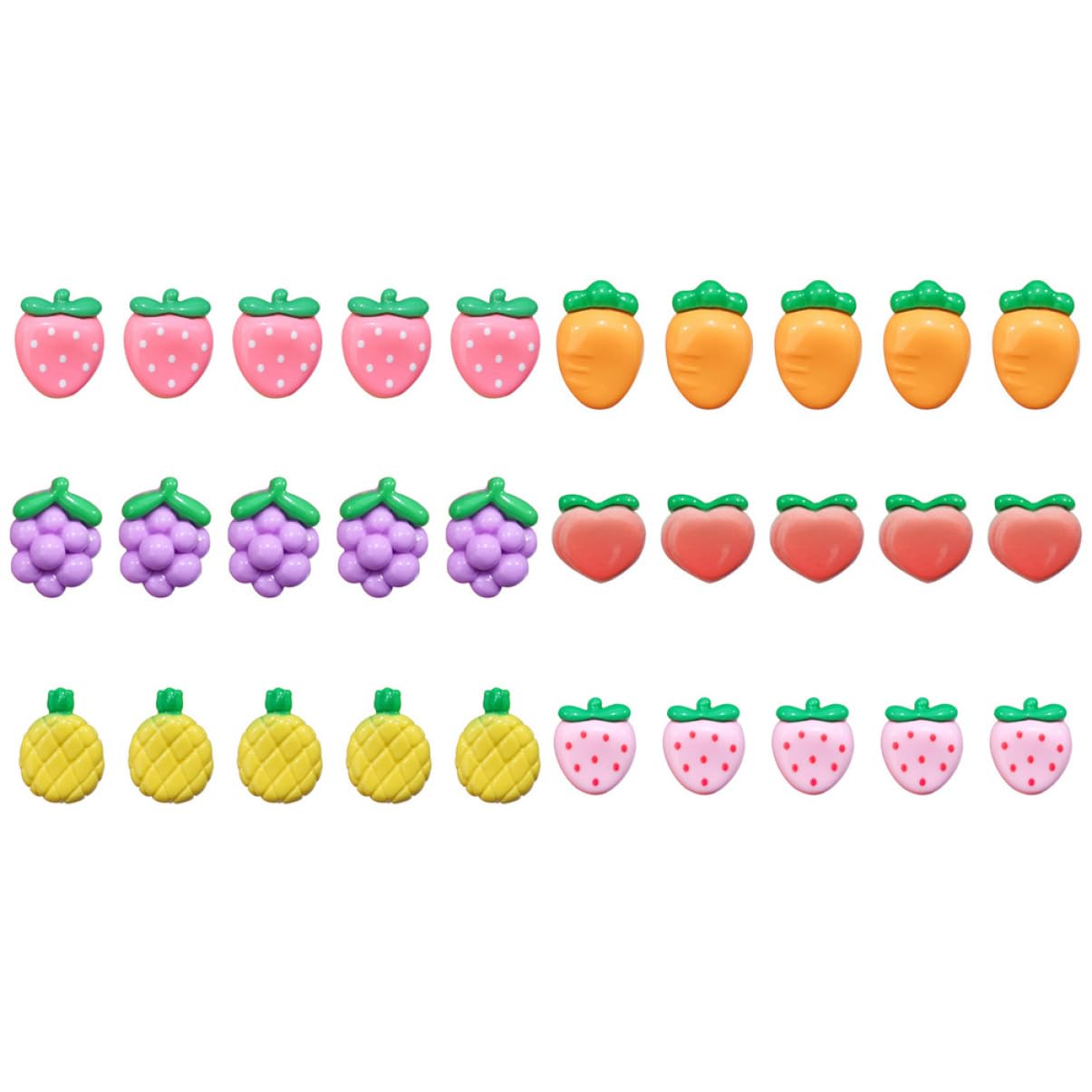 jojofuny 4 Sätze Obst Pin Bunte Karten Reißnägel Pinnnadeln Karten Reißnägel Pinnnadeln Für Karten Pinnnadeln Für Pinnwände Pinnwände Pinnwände Pinnwände Aluminiumlegierung 30 Stück * 4